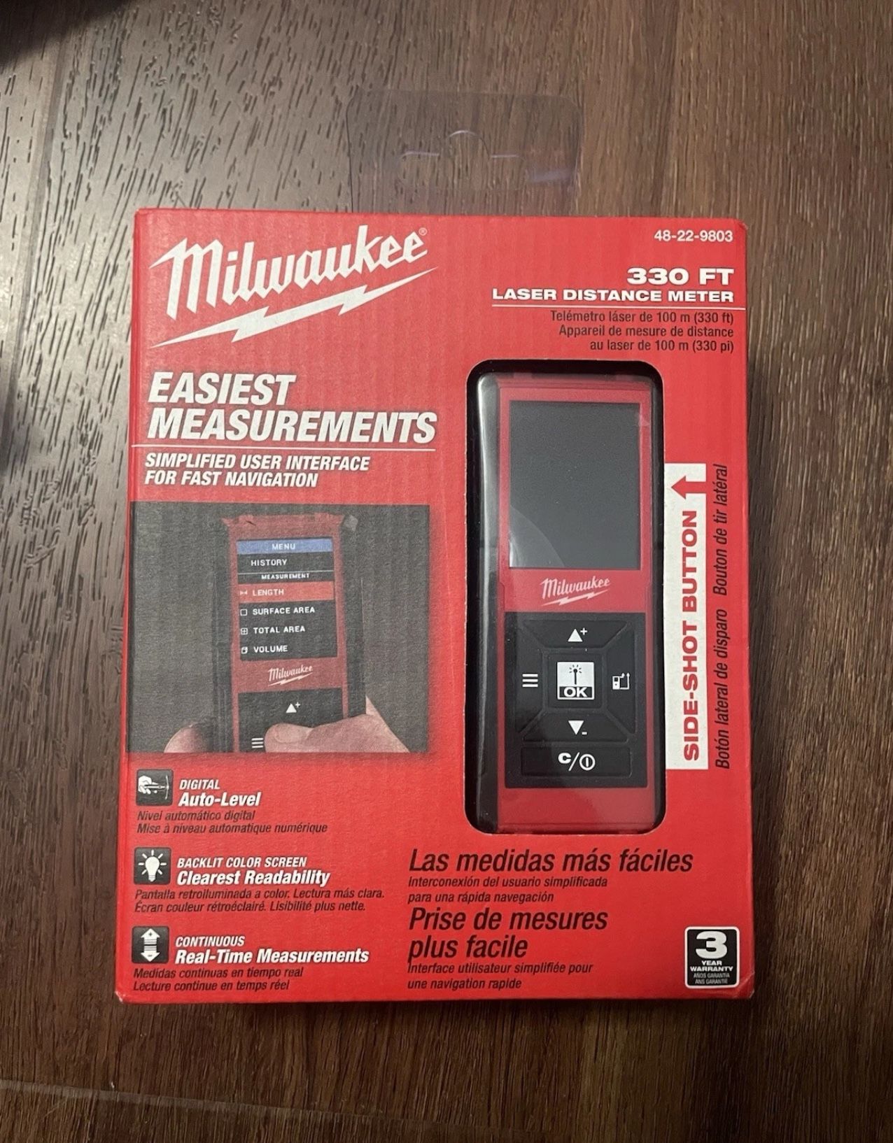 Milwaukee 330 Feet Laser Distance Measurer