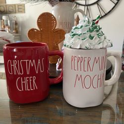 Rae Dunn Christmas Mugs