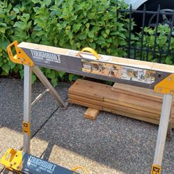 Very Nice Tough Built Foldable Saw Horses