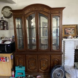 Vintage China Cabinet 