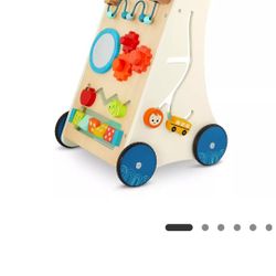 B. Toys Wooden Activity Walker Little Learning Steps 