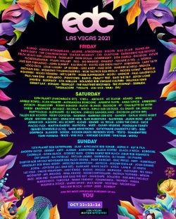 Sunday EDC 2021 Ticket With Sunday Shuttle Pass