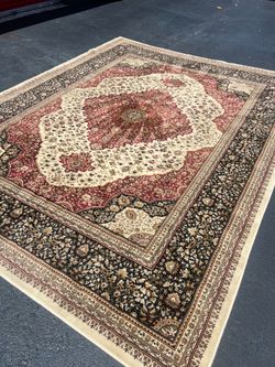 Incredible rich large, Turkish wool and cotton rug 10 by 13