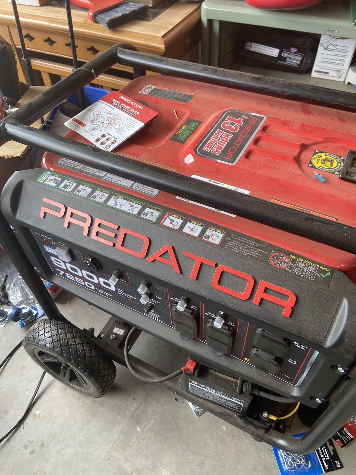 9000watts generator Battery Start