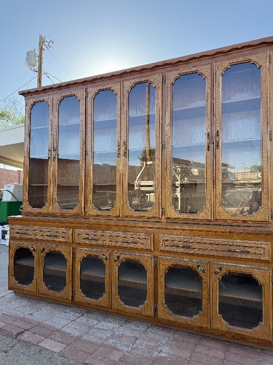 Wooden China Cabinet