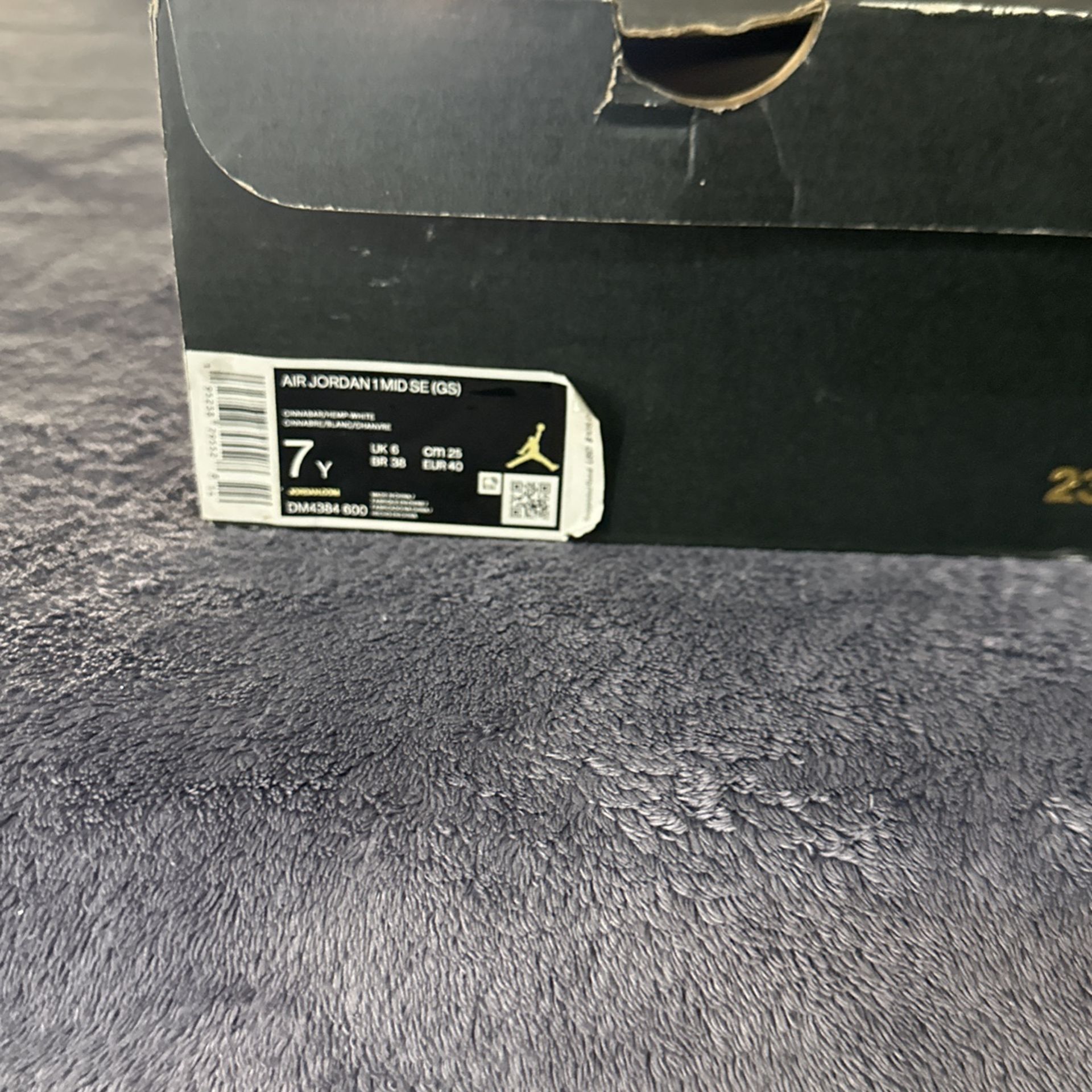 JORDAN 1 MID DENIM SIZE 7Y