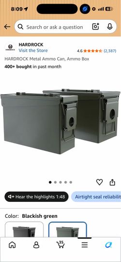 Metal Ammo Can, Ammo Box