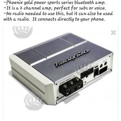 New Phoenix Gold Bluetooth Car Amp