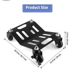 MOLIGOU Car Wheel Dolly Set of 4, 6600 Lbs/ 3T Car Moving Cart with Brakes, Heavy Duty Vehicle Dolly for Moving Cars, Trucks, Trailers