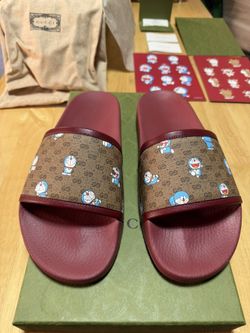 Gucci X Doraemon Slides