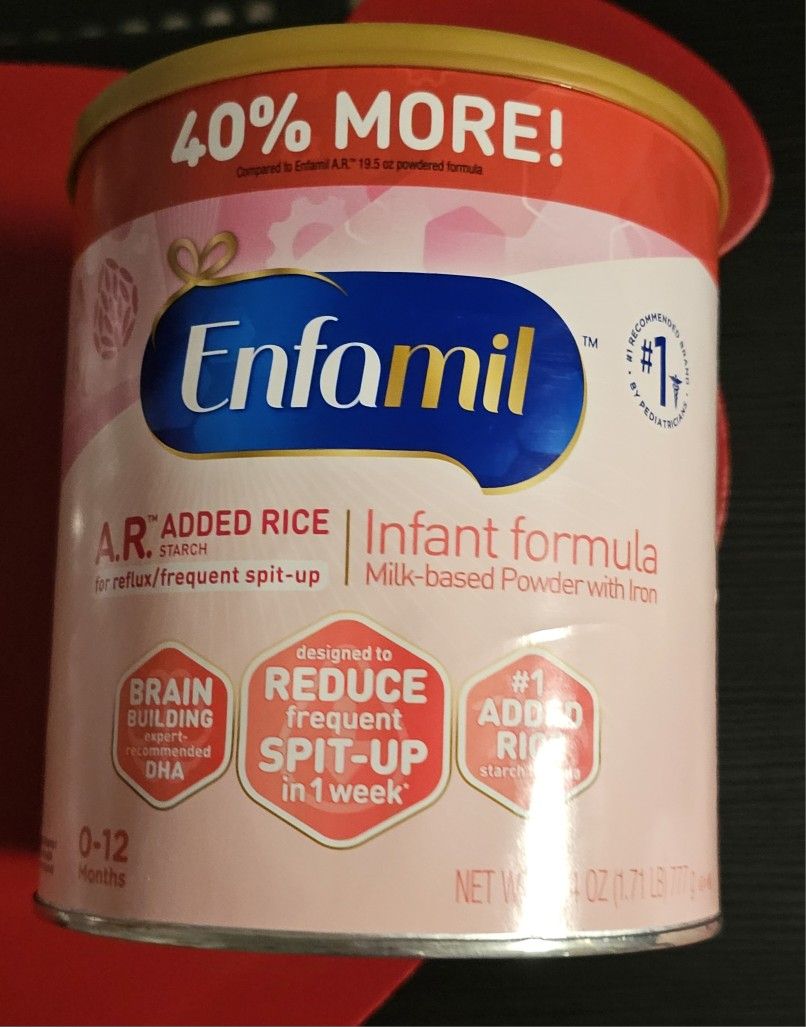 4 Boxes Enfamil A.R. Infant Formula 27.4oz