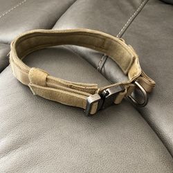 Tan Dog Collar Size M