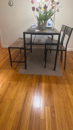 Table and chairs