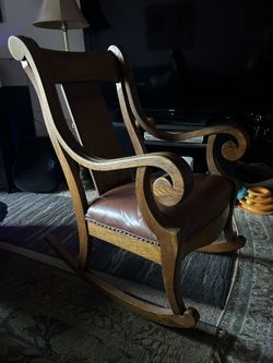 1912 Oak Rocking Chair