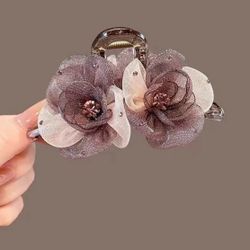 Hair Clip Flower ( Purple )