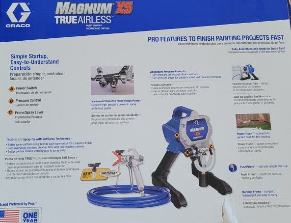 Brand New Sealed Graco Magnum X5 True Airless Sprayer