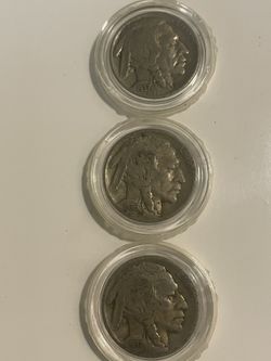 Buffalo Nickels 3 Coins Lot(Best Offer)