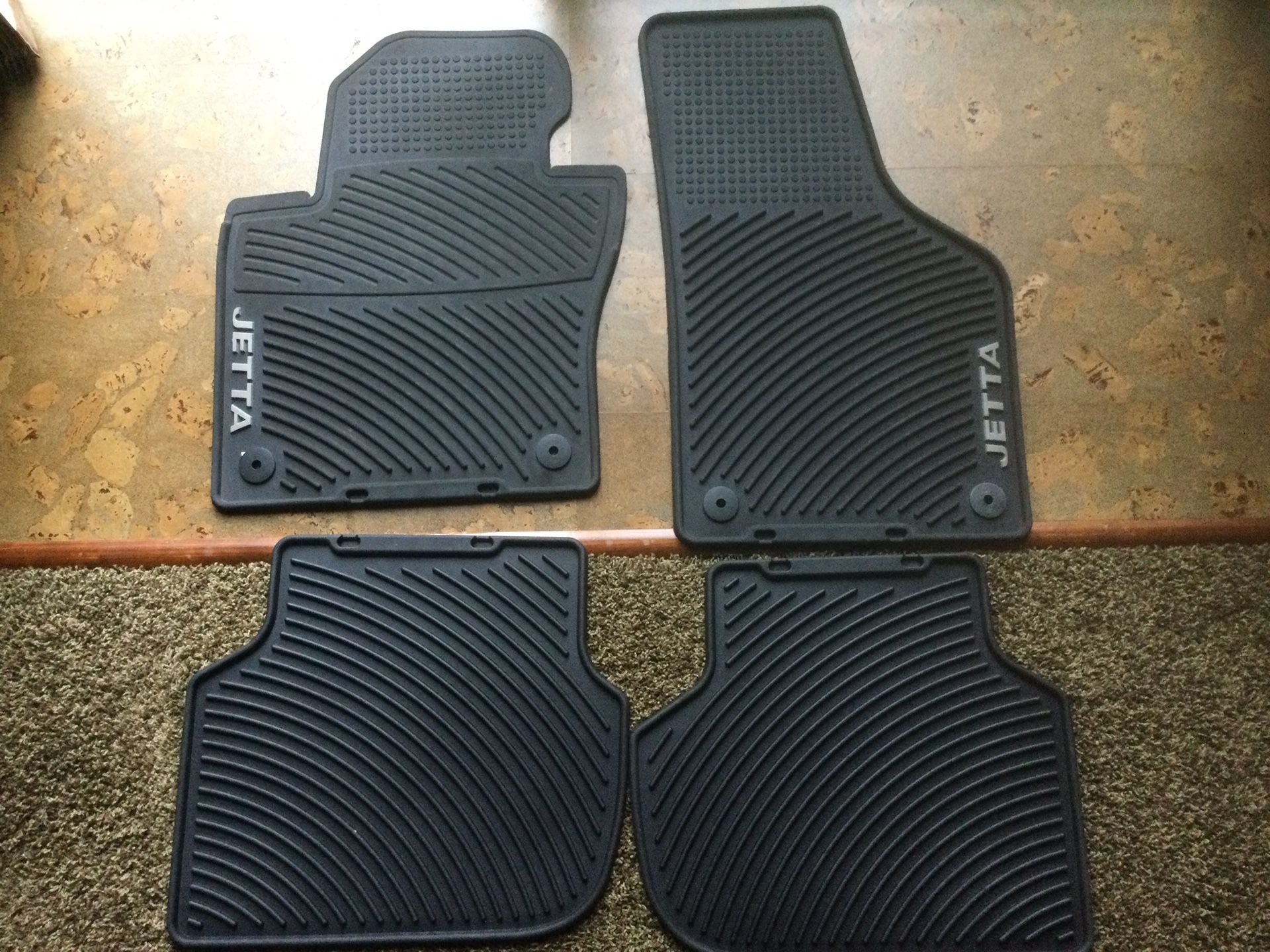 Genuine OEM VW Jetta All Weather Floor Mats 