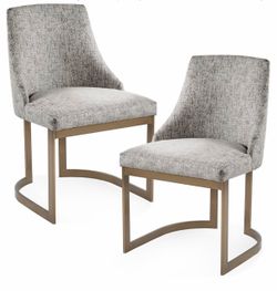 Madison Park Bryce Parsons Upholstered Accent Chairs Set of 2,