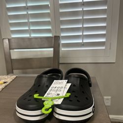 Women Black Bayaband Clog In Size 8