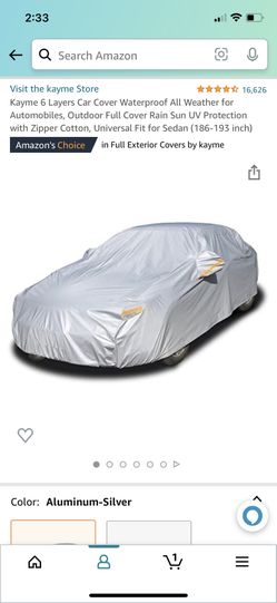 Waterproof 6 Layers Car Cover