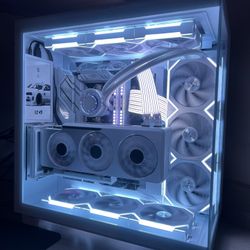High End Gaming PC White Build