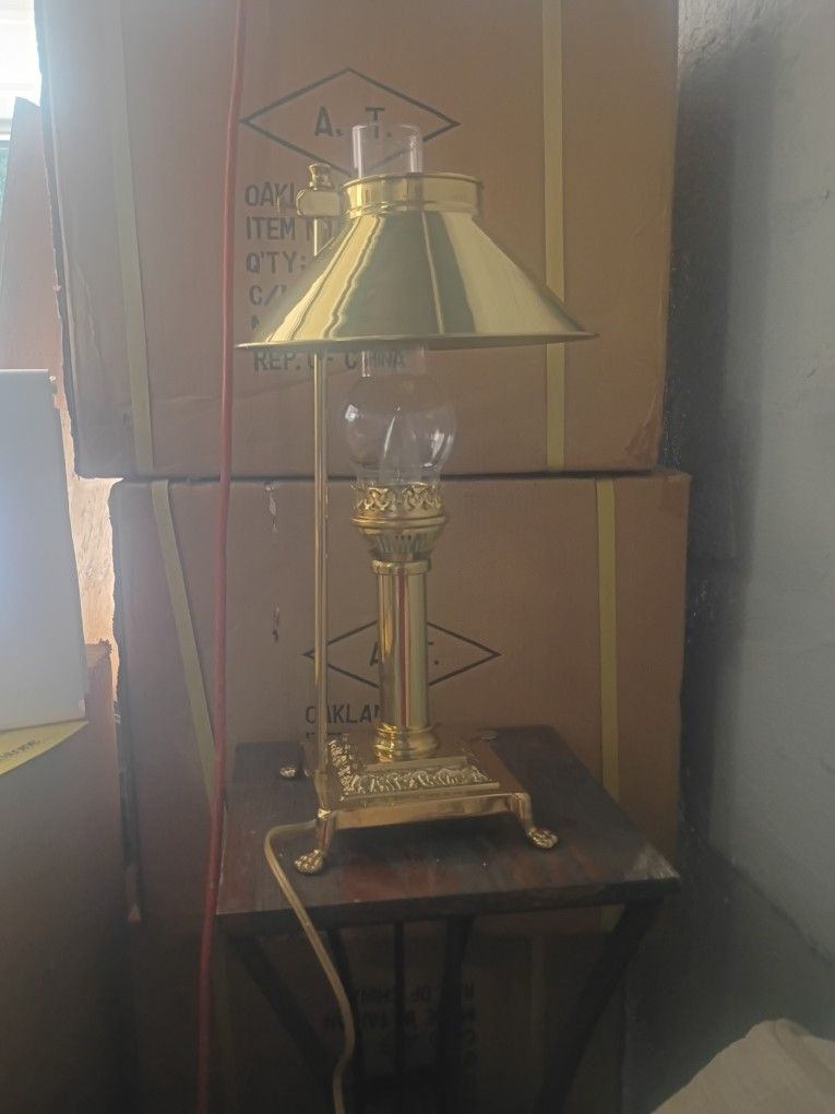 Antique Brass Lamp