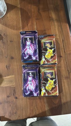 Mewtwo and Pikachu Evolutions Theme Decks 🔥