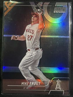 Mike Trout Stadium Crome TOPPS BASEBALL CARD