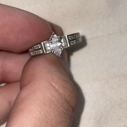 Princess Cut Diamond Shaped Engagement Ring Since 7.5 Womens