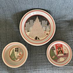 Vintage Christmas Dishes  