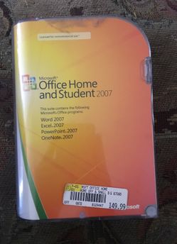 Microsoft office home and student 2007