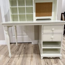 Pottery Barn Desk With Hutch 2 Pieces