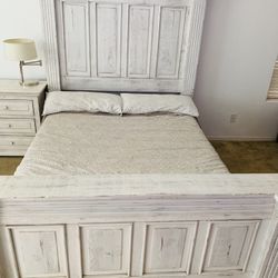 3 Piece White Bedroom Set