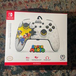 Super Mario Enhanced Wired Controller For Nintendo switch