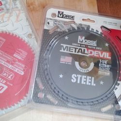 Circular Saw Blade 7 1/4inch  METAL DEVIL &  DIABLO STEEL DEMON BLADES