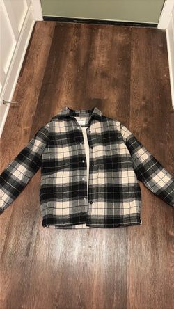 Old Navy Plaid Flannel Shirt Jacket