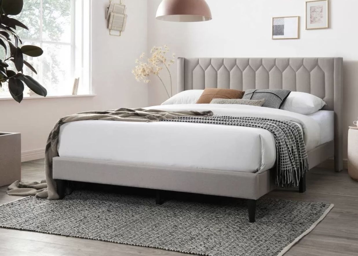 Queen Bed Frame And Queen Mattress 