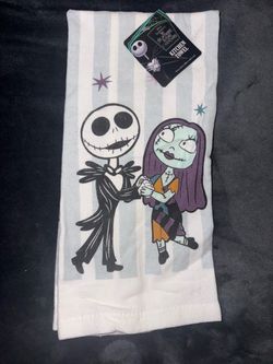New Disney Nightmare Before Christmas Flour Sack Kitchen Towel