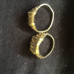 10k And 14k Nugget Rings 