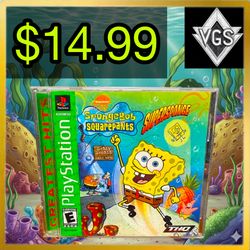 *RETRO* SpongeBob SquarePants: SuperSponge (PlayStation) – 2001