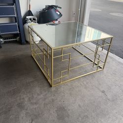 Gold Coffee Table 