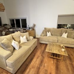 Costco Microfiber Living Room Set - Mocha 