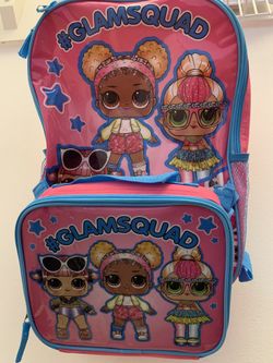 LOL Surprise Backpack And Lunch Bag