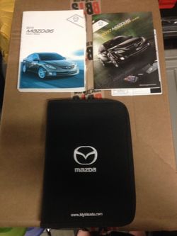 2010 Mazda 6 owner's manual, in zip up case