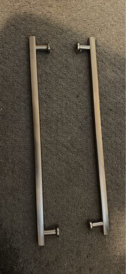Pair of 20-Inch Glass Shower Door Handles