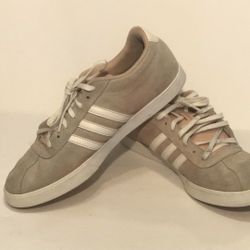 Adidas. Canvas Grey Faded Sneakers. Size 8 1/2