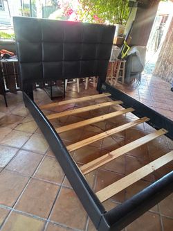 Black Bed Frame Queen Size