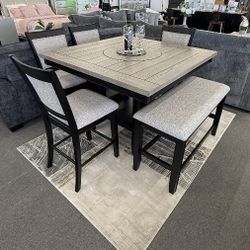 6pc Counter Height Dining Set Only $999