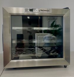 🍷 Wine Enthusiast 12-Bottle Wine Refrigerator – Stainless Steel